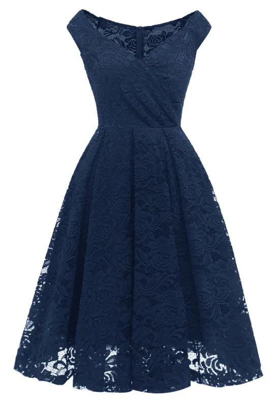 Vintage A-line Lace Dress sold by Zapaka