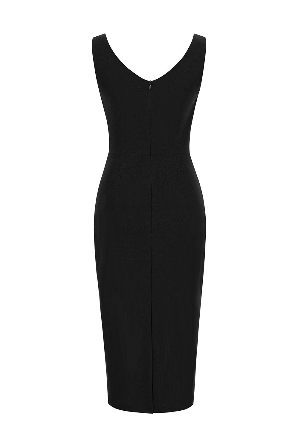 Black Bodycon 1960s Dress sold by Zapaka product image thumbnail 2