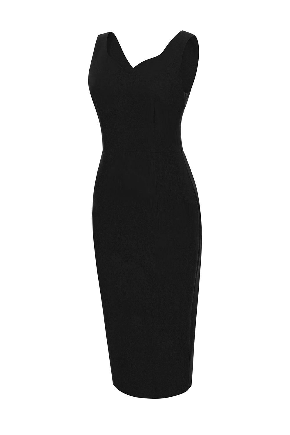 Black Bodycon 1960s Dress sold by Zapaka product image thumbnail 3