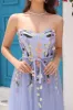 Lavender A Line Sweetheart Prom Dress with Appliques sold by Zapaka