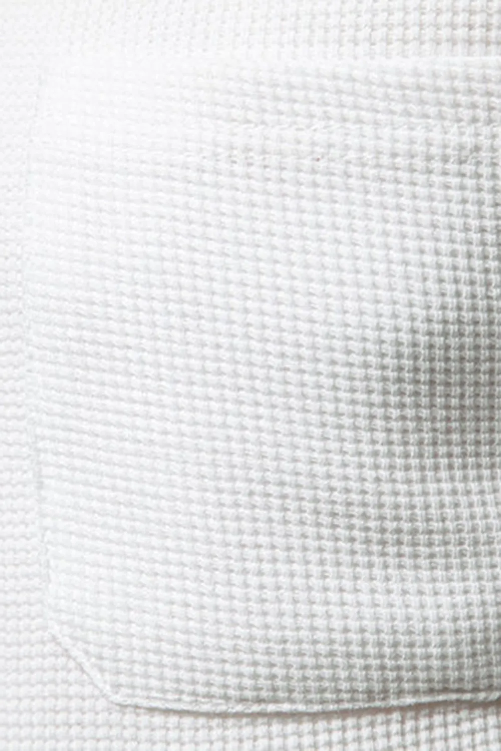 White Knit Cotton Crewneck Short Sleeves Men's Shirt sold by Zapaka product image thumbnail 5