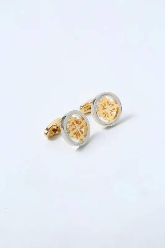 Golden Tuxedo Cufflinks for Men sold by Zapaka