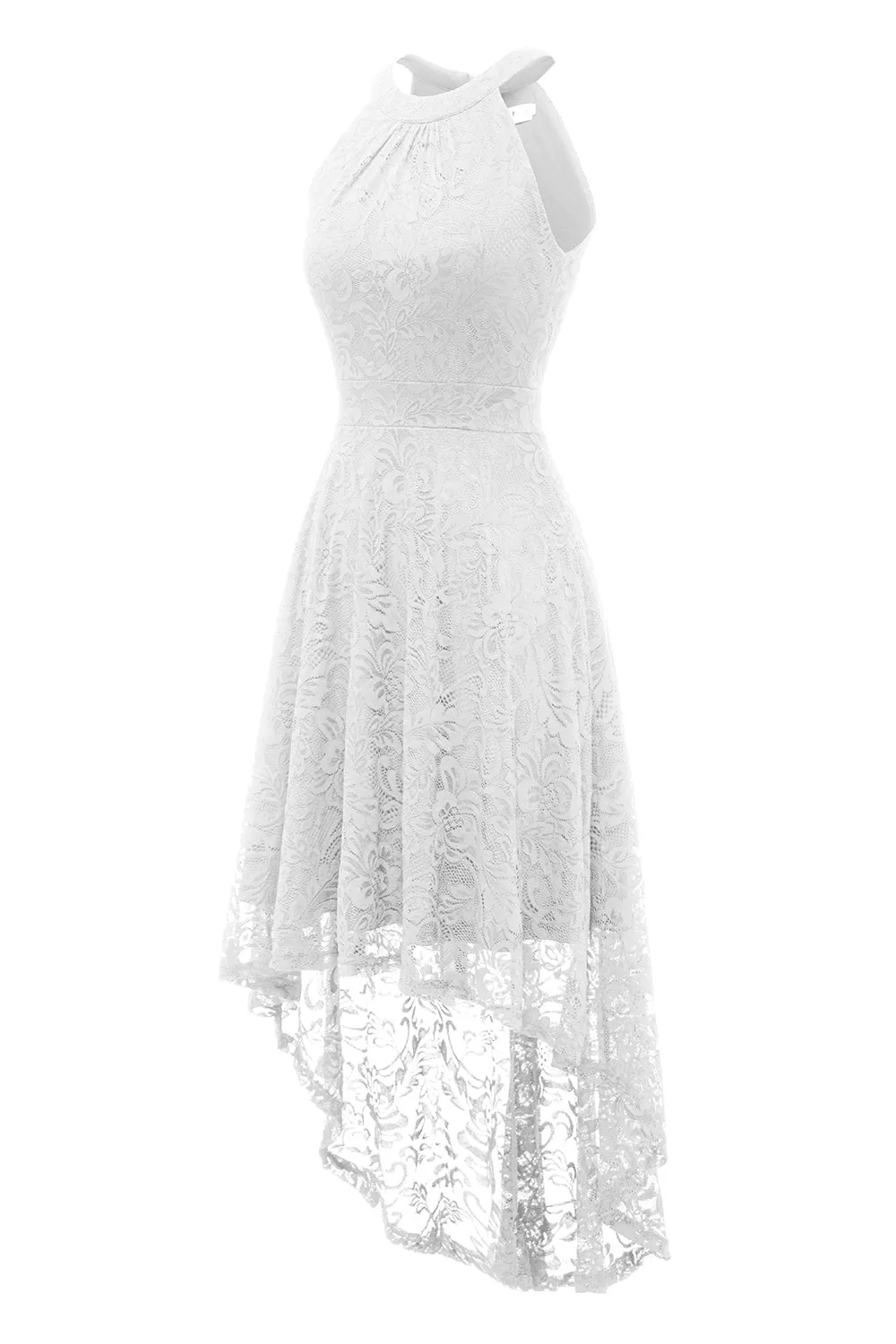 White High Low Lace Dress sold by Zapaka product image thumbnail 5