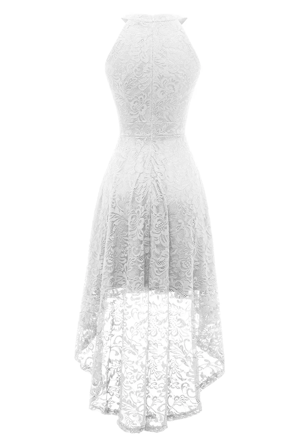 White High Low Lace Dress sold by Zapaka product image thumbnail 2