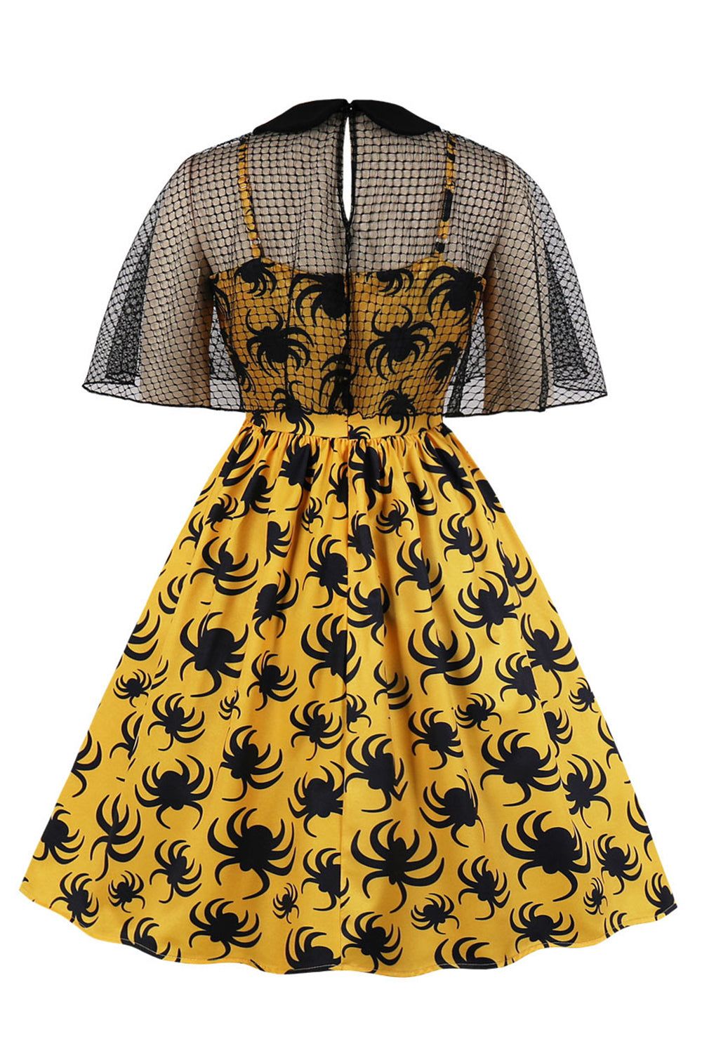 White Spider Halloween Dress with Short Sleeves sold by Zapaka product image thumbnail 4