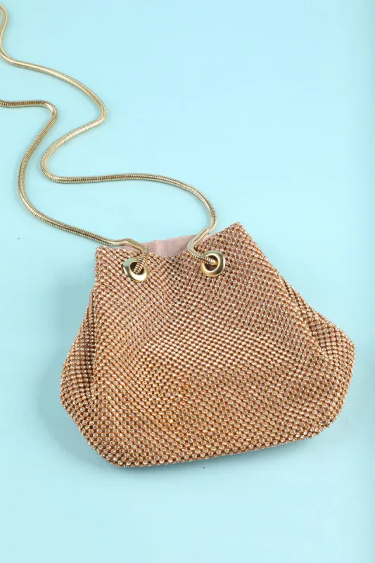 Gold Casual Handbag sold by Zapaka