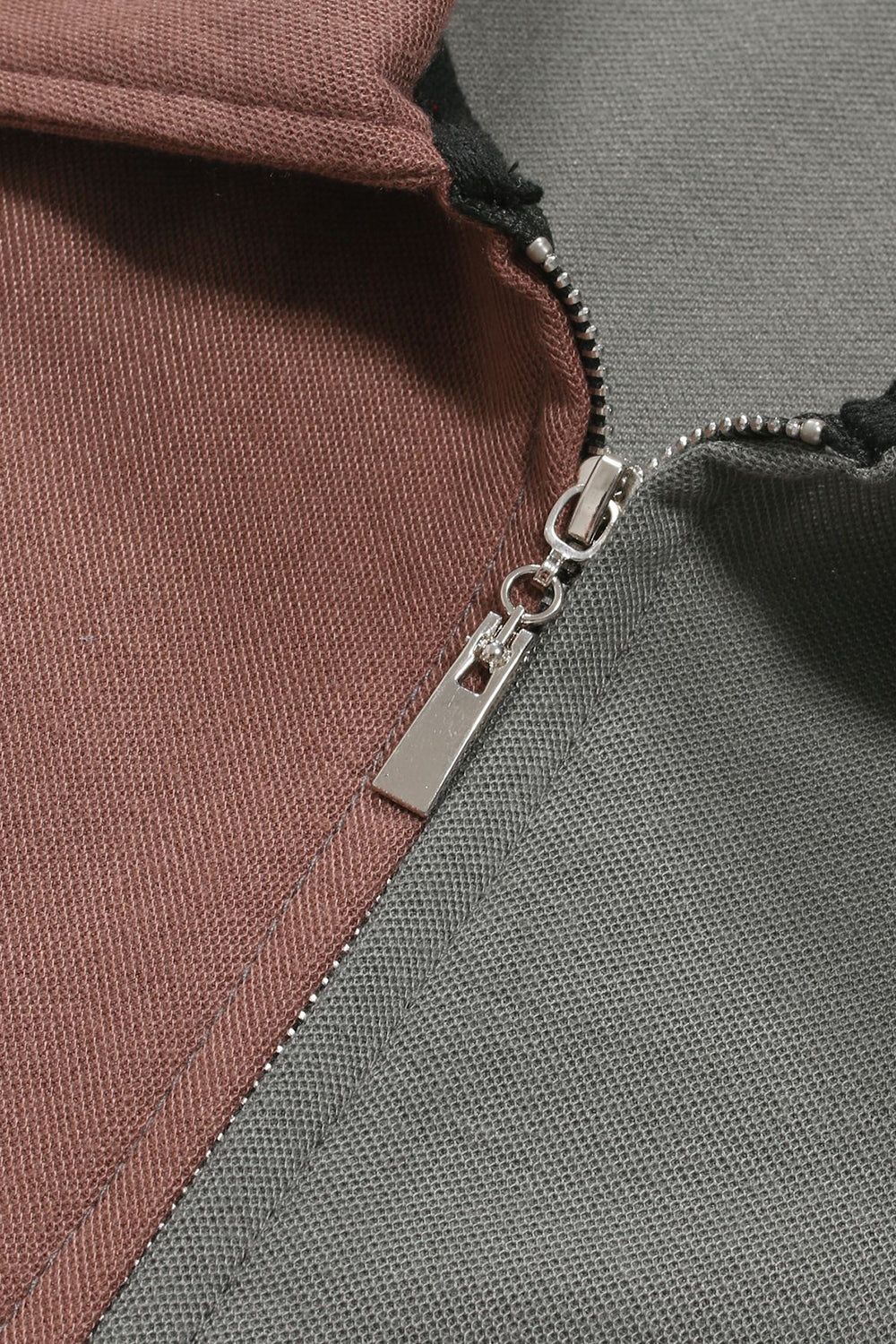 Army Green Contrast Color Cotton Short-sleeve Casual Polo Shirt sold by Zapaka product image thumbnail 4