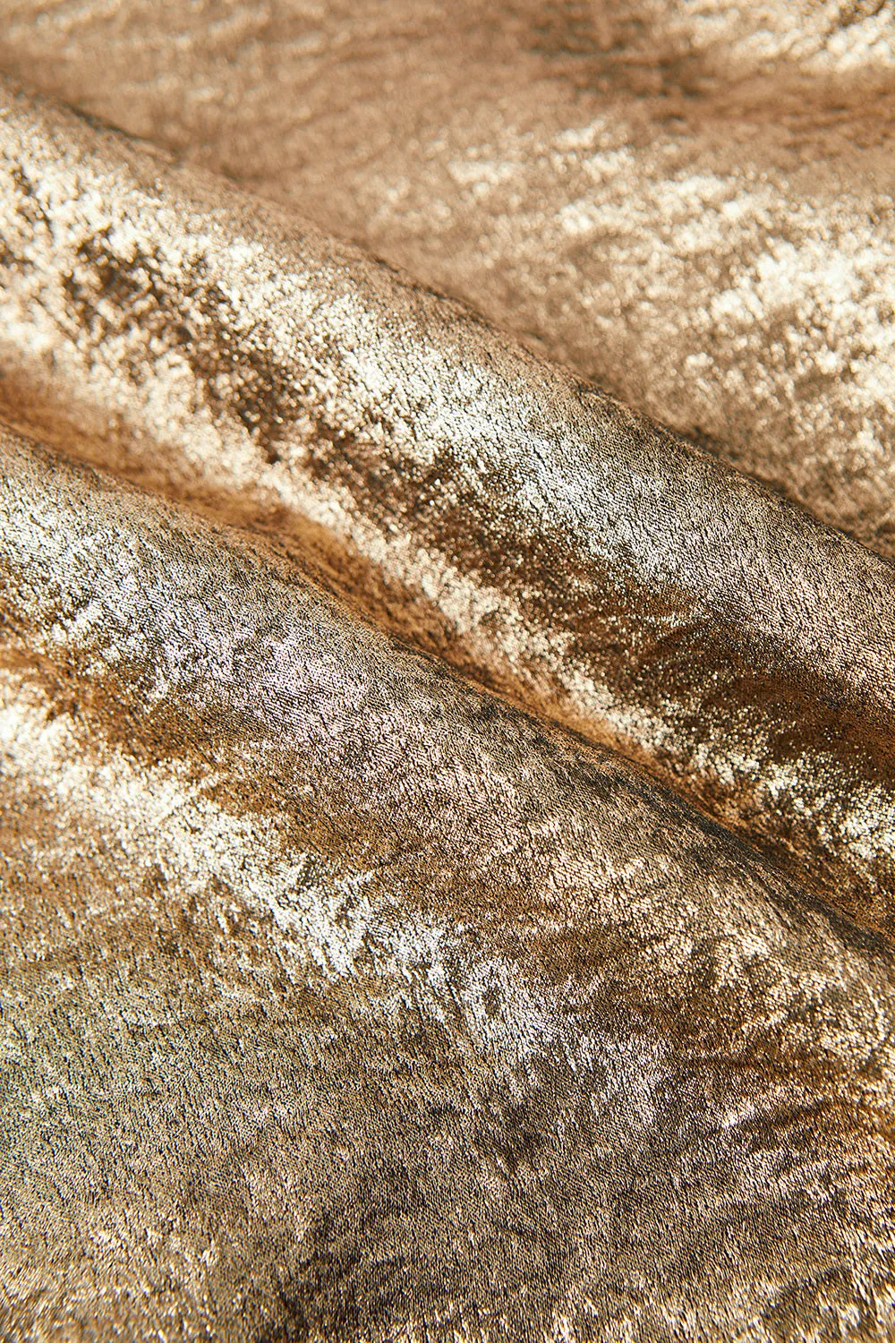 Golden Halter Neck Mermaid Satin Midi Cocktail Dress sold by Zapaka product image thumbnail 5