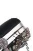 Delicate Black Handbag with Rhinestones sold by Zapaka