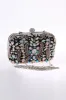 Delicate Black Handbag with Rhinestones sold by Zapaka