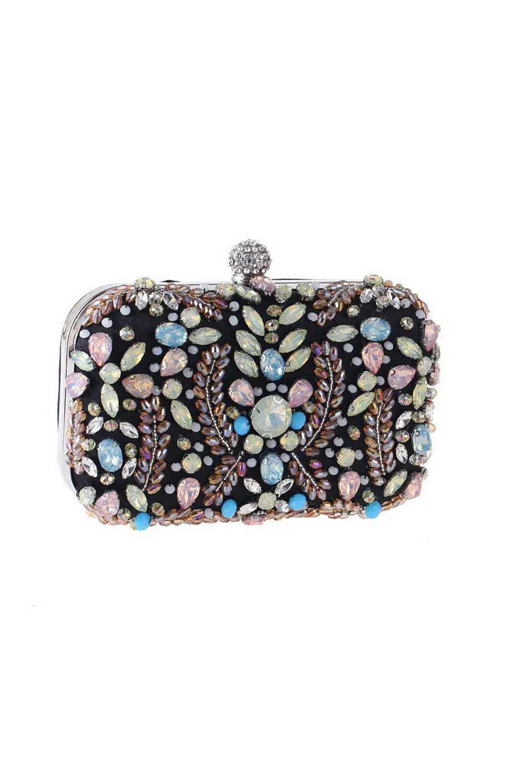 Delicate Black Handbag with Rhinestones sold by Zapaka product image thumbnail 2