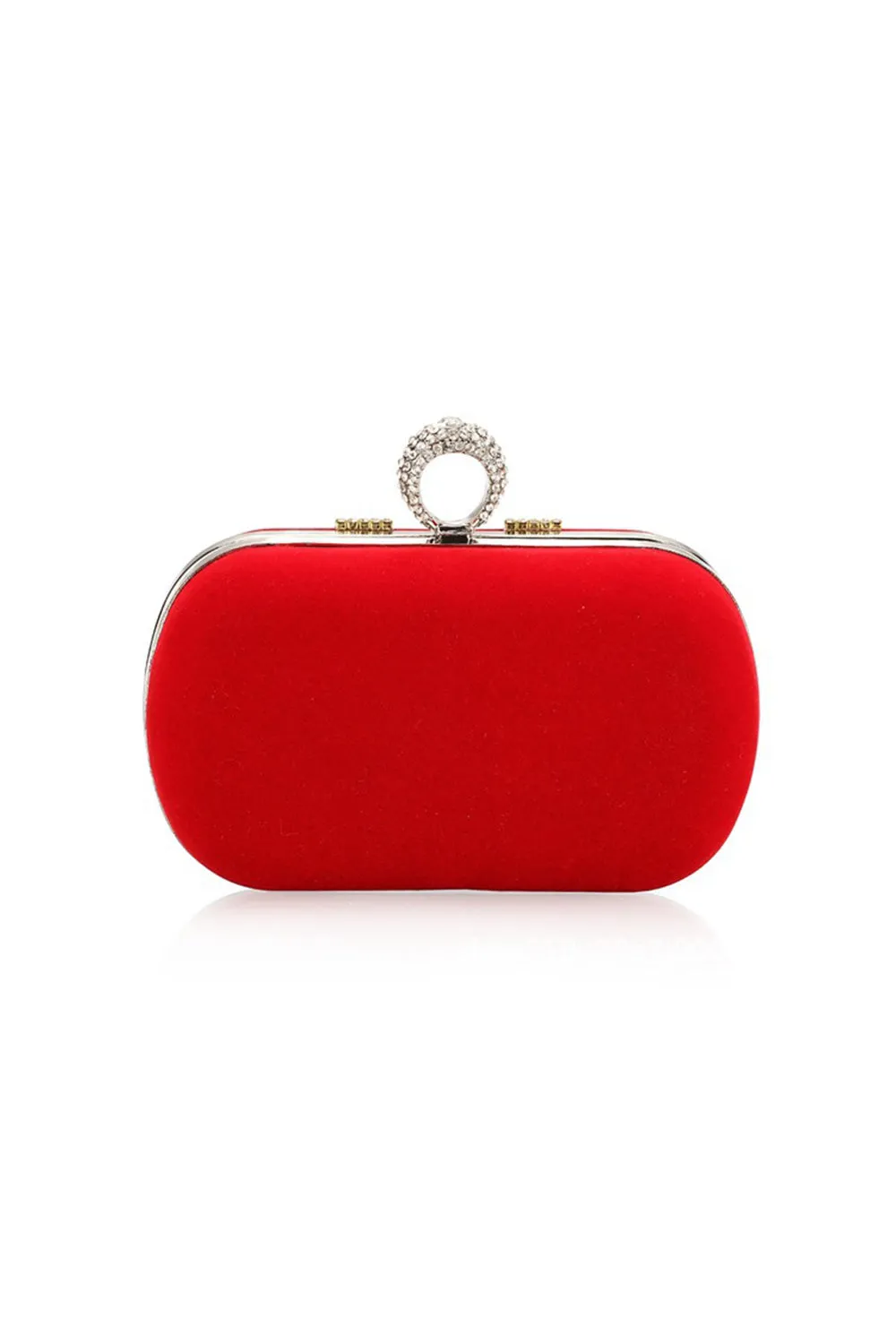Luxury Red Handbag with Rhinestones sold by Zapaka product image thumbnail 2