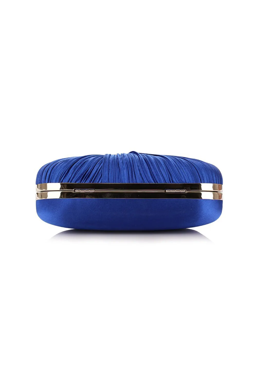 Luxury Royal Blue Pleated Handbag sold by Zapaka product image thumbnail 4