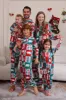 Red and Green Colorblock Christmas Hooded Family Pajama Set sold by Zapaka