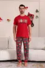 Red Merry Christmas Family Pajama Sets sold by Zapaka