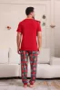 Red Merry Christmas Family Pajama Sets sold by Zapaka
