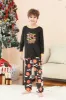 Black Halloween Pumpkin Printed Family Pajamas Set sold by Zapaka