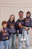 Black Trick or Treat Printed Halloween Family Pajamas Set sold by Zapaka