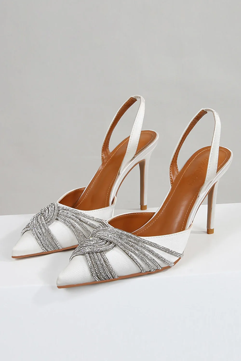 Black Pointed Toe Closed Toe High Heel Sandals sold by Zapaka product image thumbnail 2