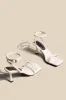 Black PU Leather Ankle Strap High Heel Sandals sold by Zapaka