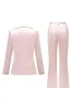 Grey Pink Peak Lapel Satin Slim Fit Women Suits sold by Zapaka