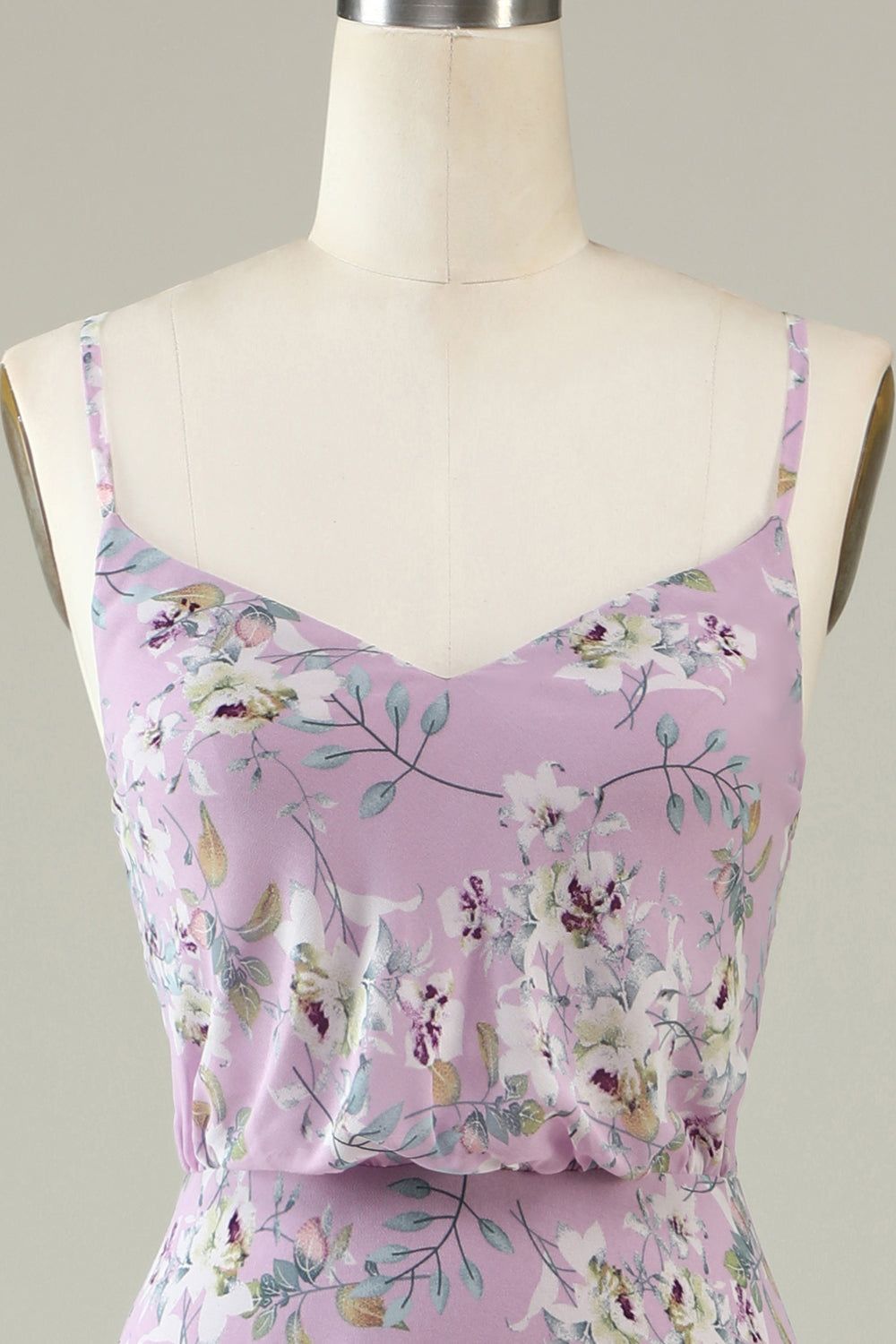 Black White Flower Boho Chiffon Bridesmaid Dress sold by Zapaka product image thumbnail 9