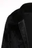 Winter Black Men's Faux Fur Zip-Up Coat sold by Zapaka