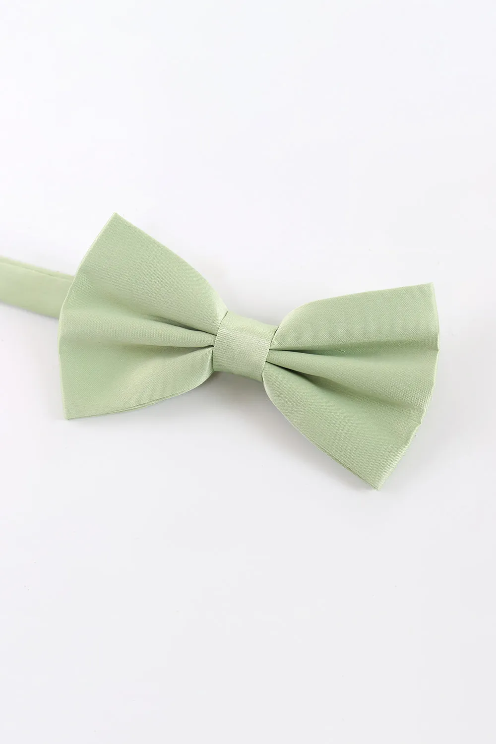 Light Green Men's 3-Piece Accessory Set (Bow Tie, Pocket Square, Pin) sold by Zapaka product image thumbnail 3