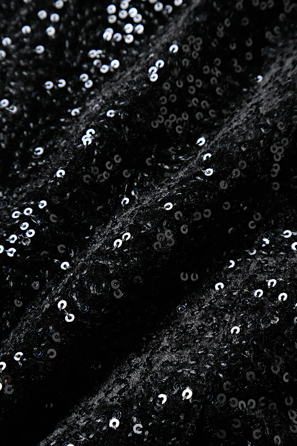 Sparkly Sequins Black Long Sleeves Blazer sold by Zapaka product image thumbnail 4