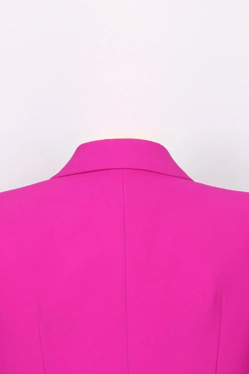 Fuchsia One Button Peak Lapel Women Suits sold by Zapaka product image thumbnail 4