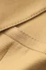 Camel Peak Lapel Long Women Coat sold by Zapaka