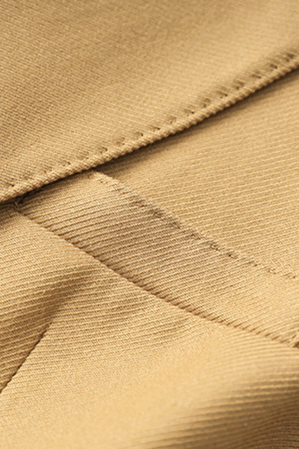 Camel Peak Lapel Long Women Coat sold by Zapaka product image thumbnail 5