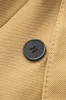 Camel Peak Lapel Long Women Coat sold by Zapaka
