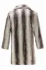 Coffee Faux Fur Mid-Length Single-Breasted Winter Men's Coat sold by Zapaka