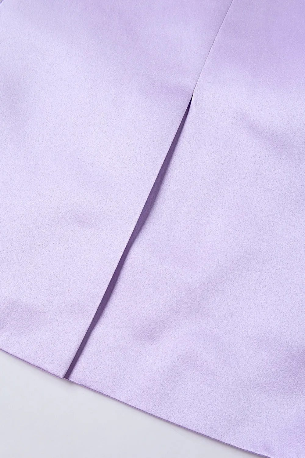 Lilac Notched Lapel Slim Fitted Women's Blazer sold by Zapaka product image thumbnail 5