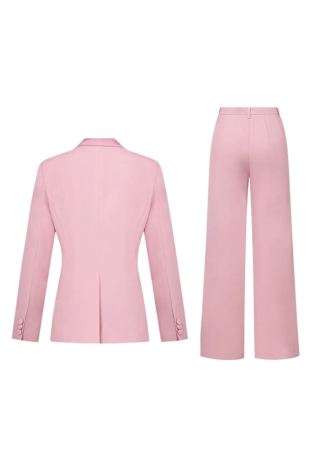 Blush Double Breasted 2 Piece Women's Suit sold by Zapaka product image thumbnail 2