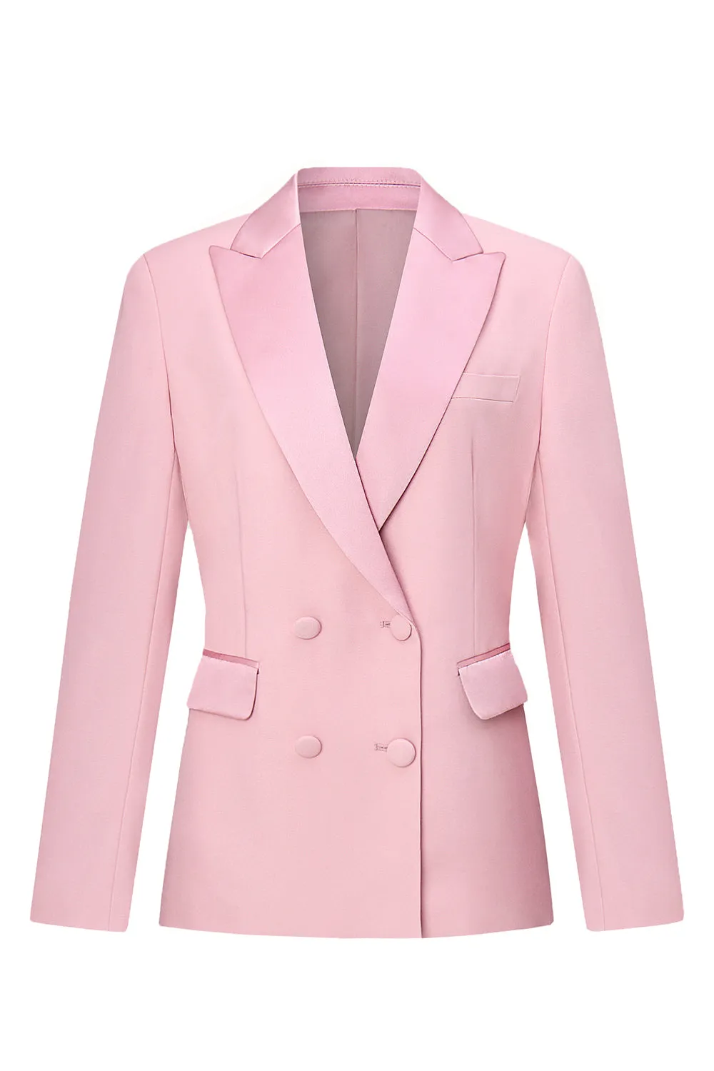 Blush Double Breasted 2 Piece Women's Suit sold by Zapaka product image thumbnail 3