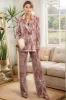Dusty Rose Velvet Notched Lapel Sequins 2 Pieces Suits sold by Zapaka
