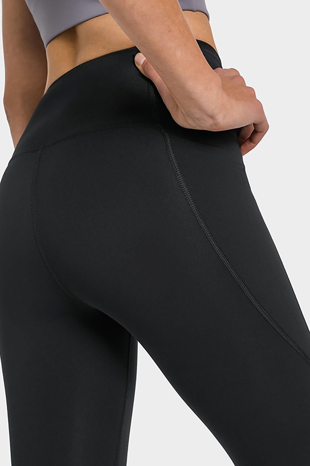 Long Black Yoga Pants sold by Zapaka product image thumbnail 3