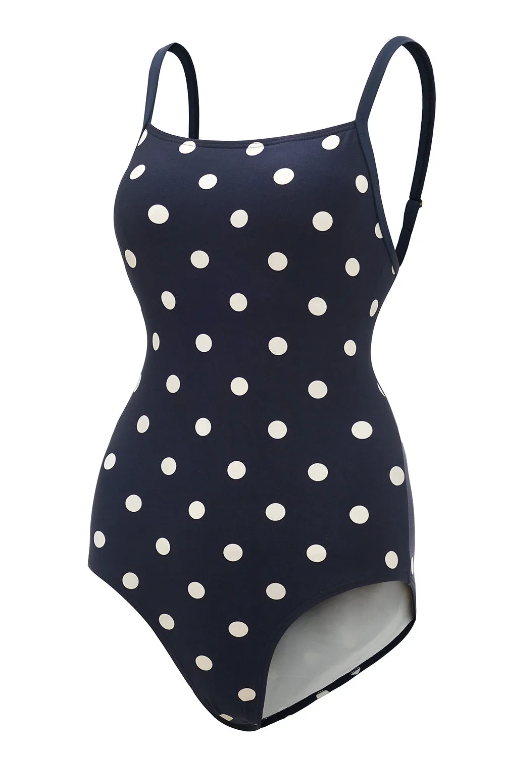 Black Summer Polka Dots Swimsuit sold by Zapaka product image thumbnail 3