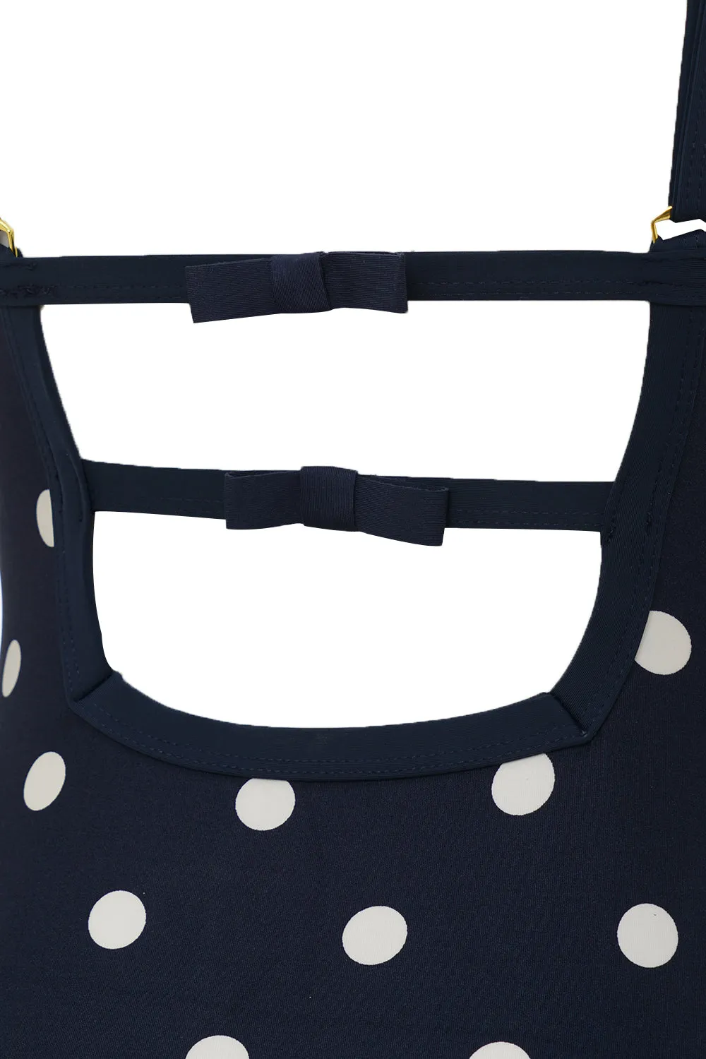 Black Summer Polka Dots Swimsuit sold by Zapaka product image thumbnail 4