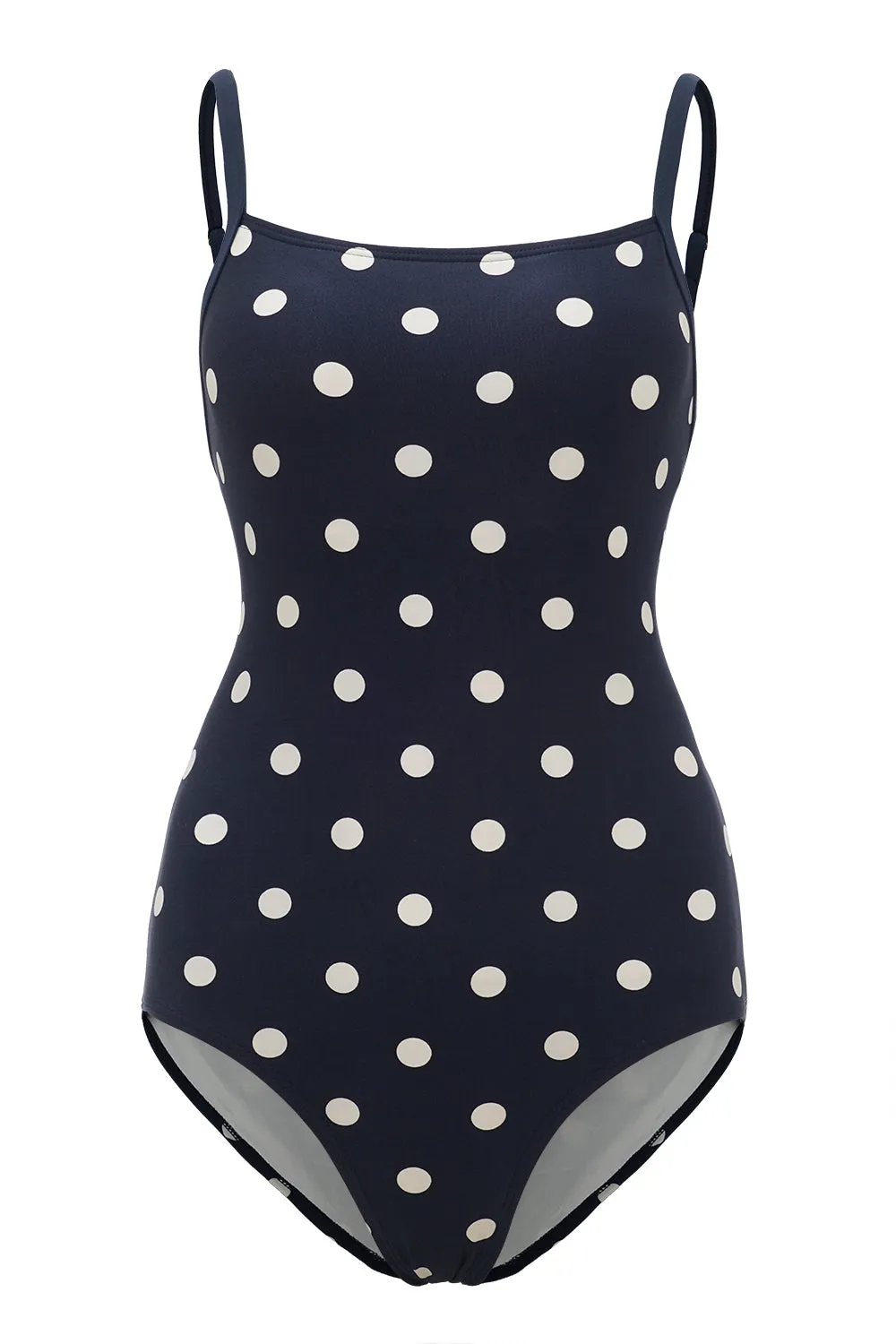 Black Summer Polka Dots Swimsuit sold by Zapaka