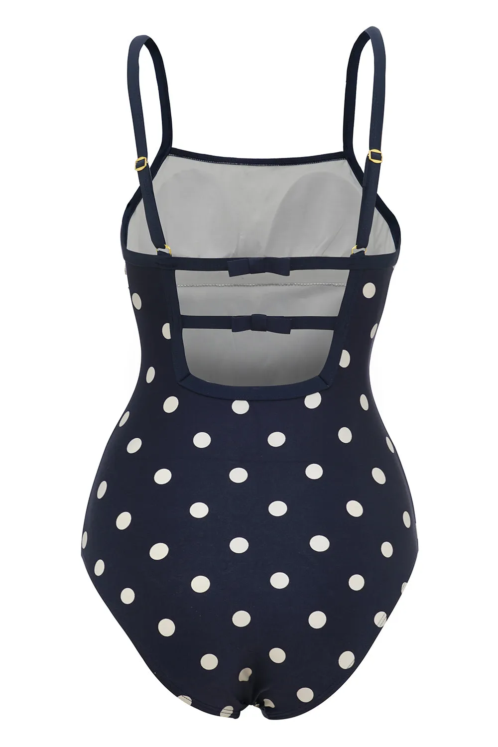 Black Summer Polka Dots Swimsuit sold by Zapaka product image thumbnail 2