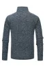 Men's Grey Stand Collar Zipper Loose Coat Top sold by Zapaka