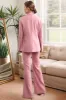 Blush Double Breasted 2 Piece Women's Prom Suit sold by Zapaka