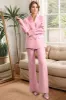 Blush Double Breasted 2 Piece Women's Prom Suit sold by Zapaka