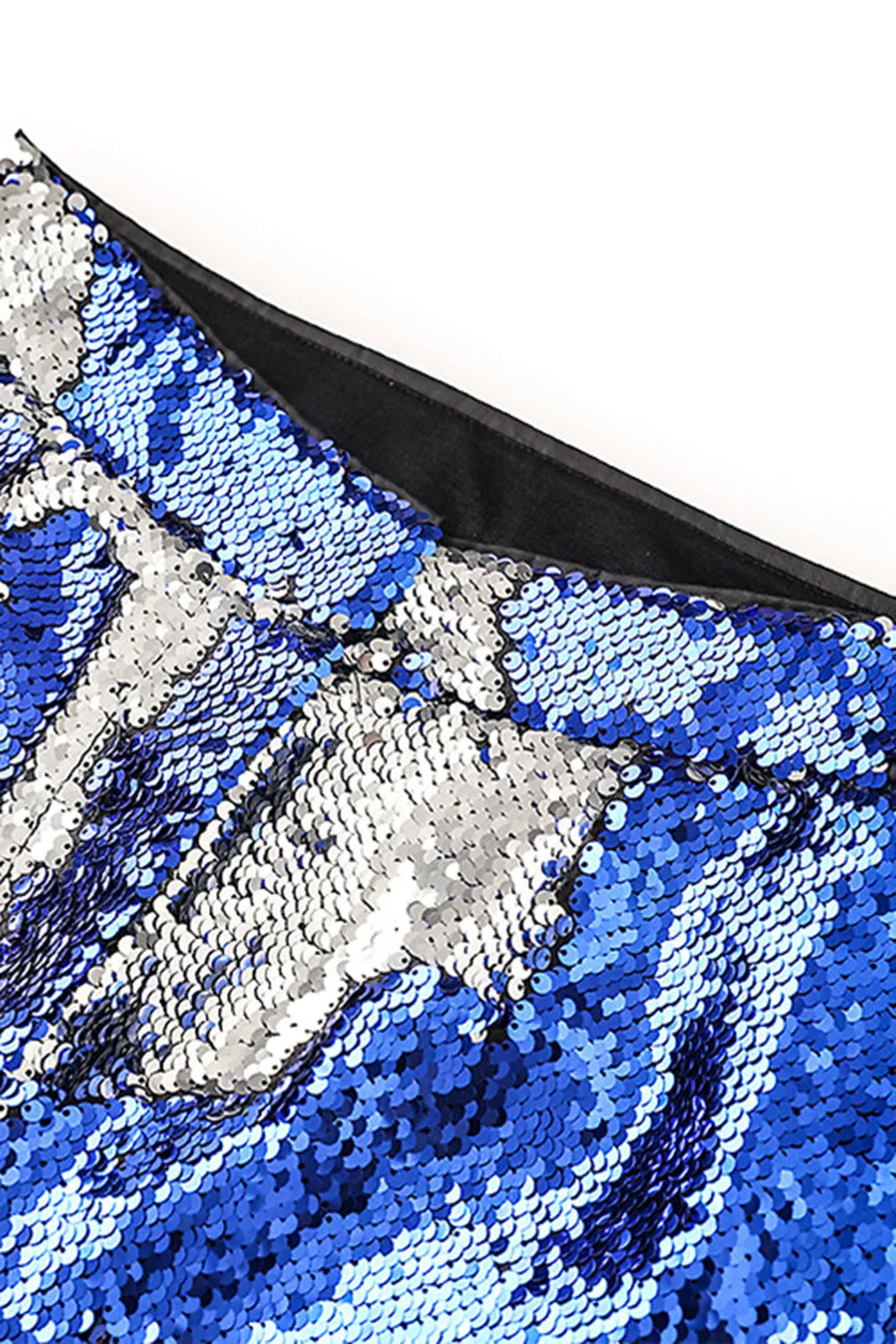 Sparkly Royal Blue Shawl Lapel Women's Party Suits sold by Zapaka product image thumbnail 3