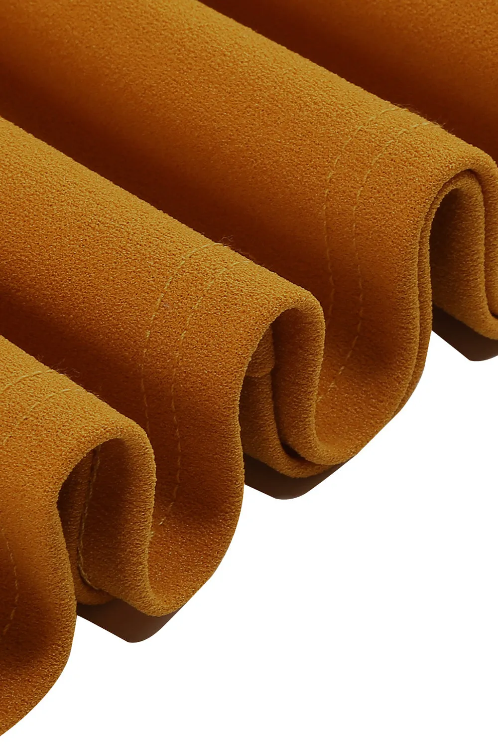 Yellow Peter Pan Collar Long Sleeves A-Line Midi 1950s Dress sold by Zapaka product image thumbnail 5