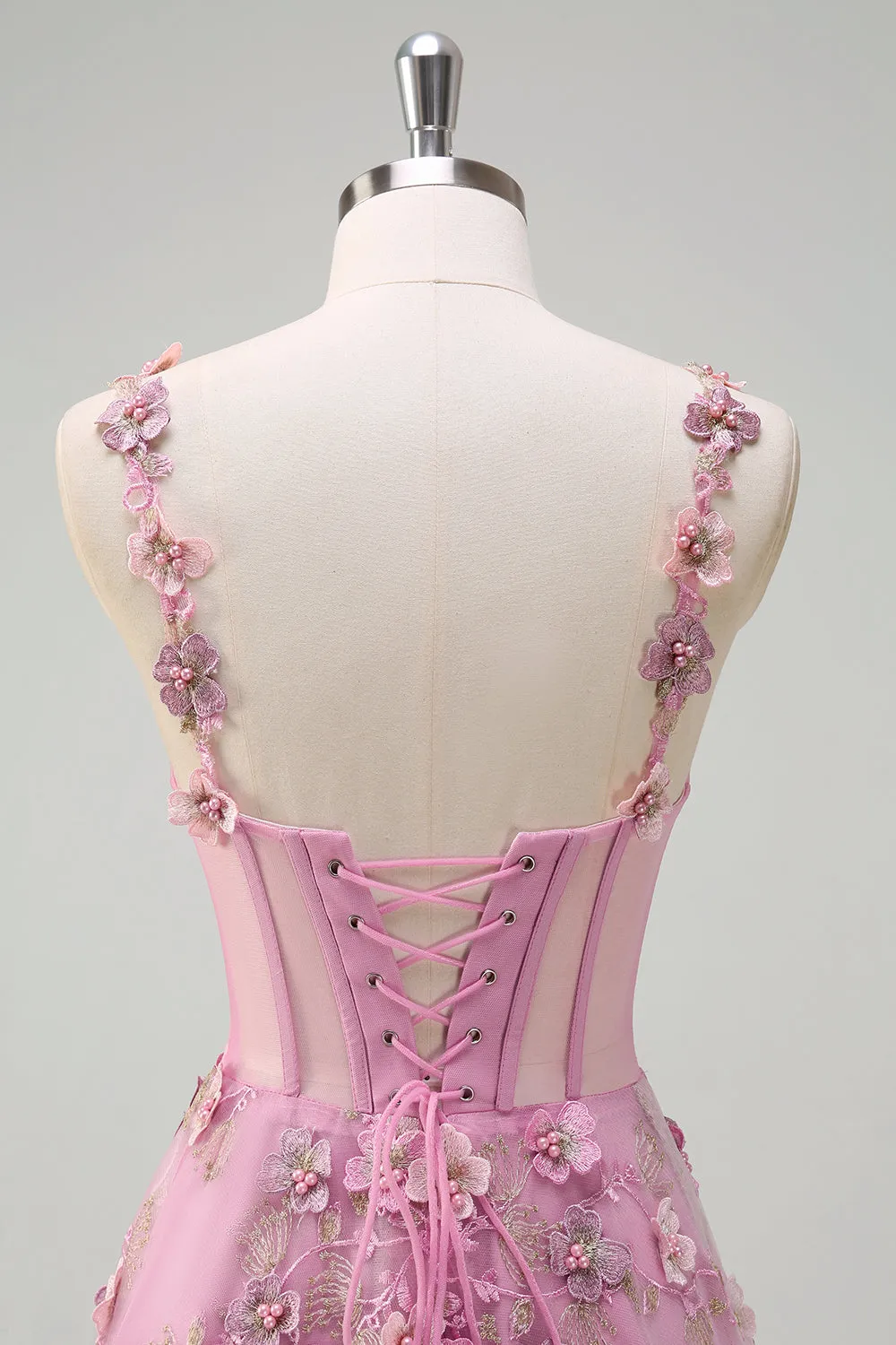 Taro Purple A-Line Off The Shoulder Applique Long Prom Dress with Slit sold by Zapaka product image thumbnail 5