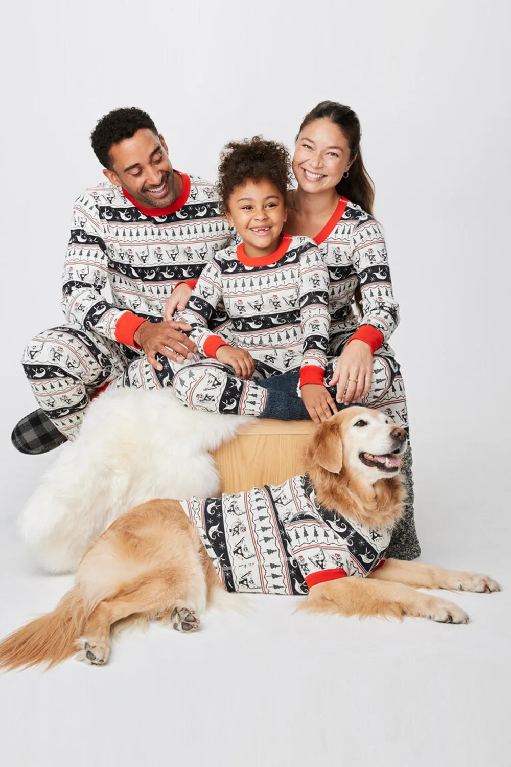 Navy White Pattern Printed Long Sleeves Pajama Sets sold by Zapaka